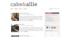Desktop Screenshot of cakeandallie.com