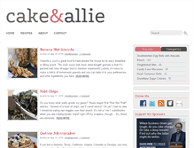 Tablet Screenshot of cakeandallie.com